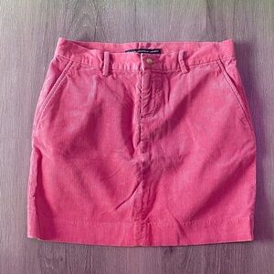 Ralph Lauren Sport Pink Corduroy Pencil Skirt EUC!